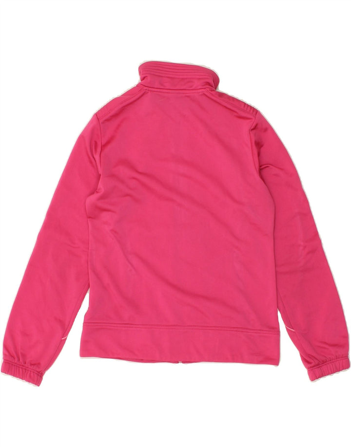 DIADORA Girls Tracksuit Top Jacket 10-11 Years Pink Polyester Vintage Diadora and Second-Hand Diadora from Messina Hembry 