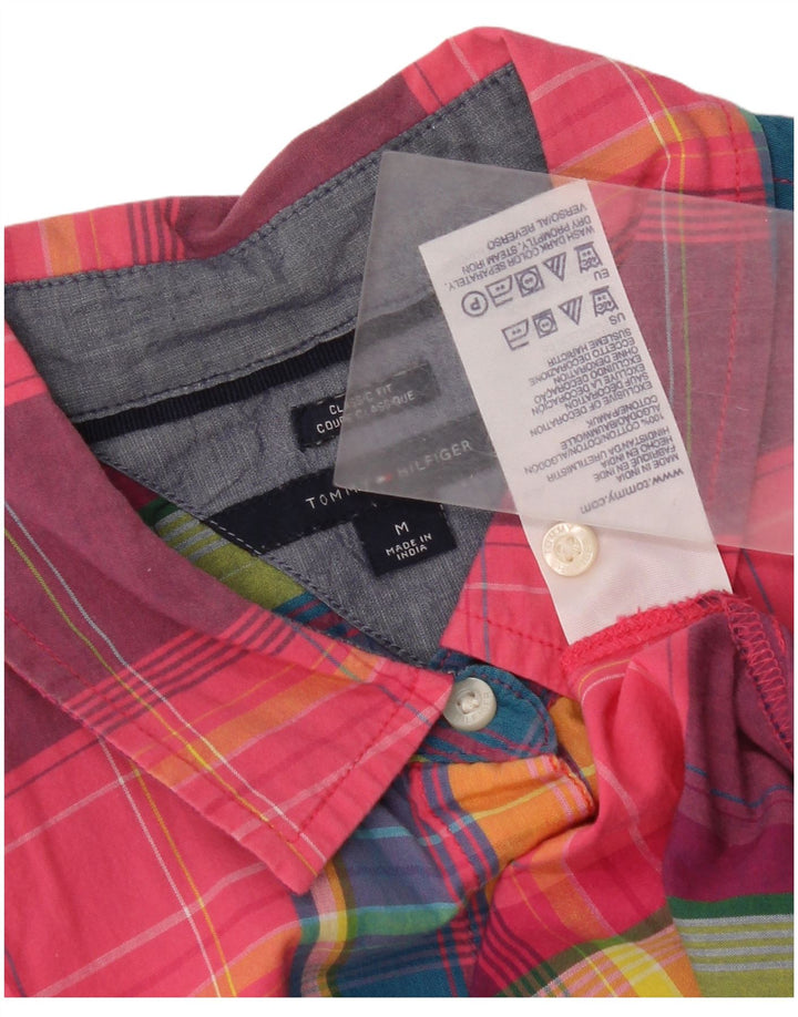 Tommy Hilfiger Dame Classic Fit Skjorte UK 12 Medium Multicolored Check