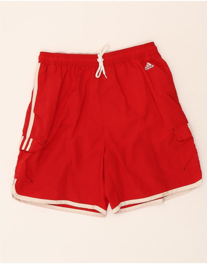 Adidas Sportshorts til mænd, store røde polyester