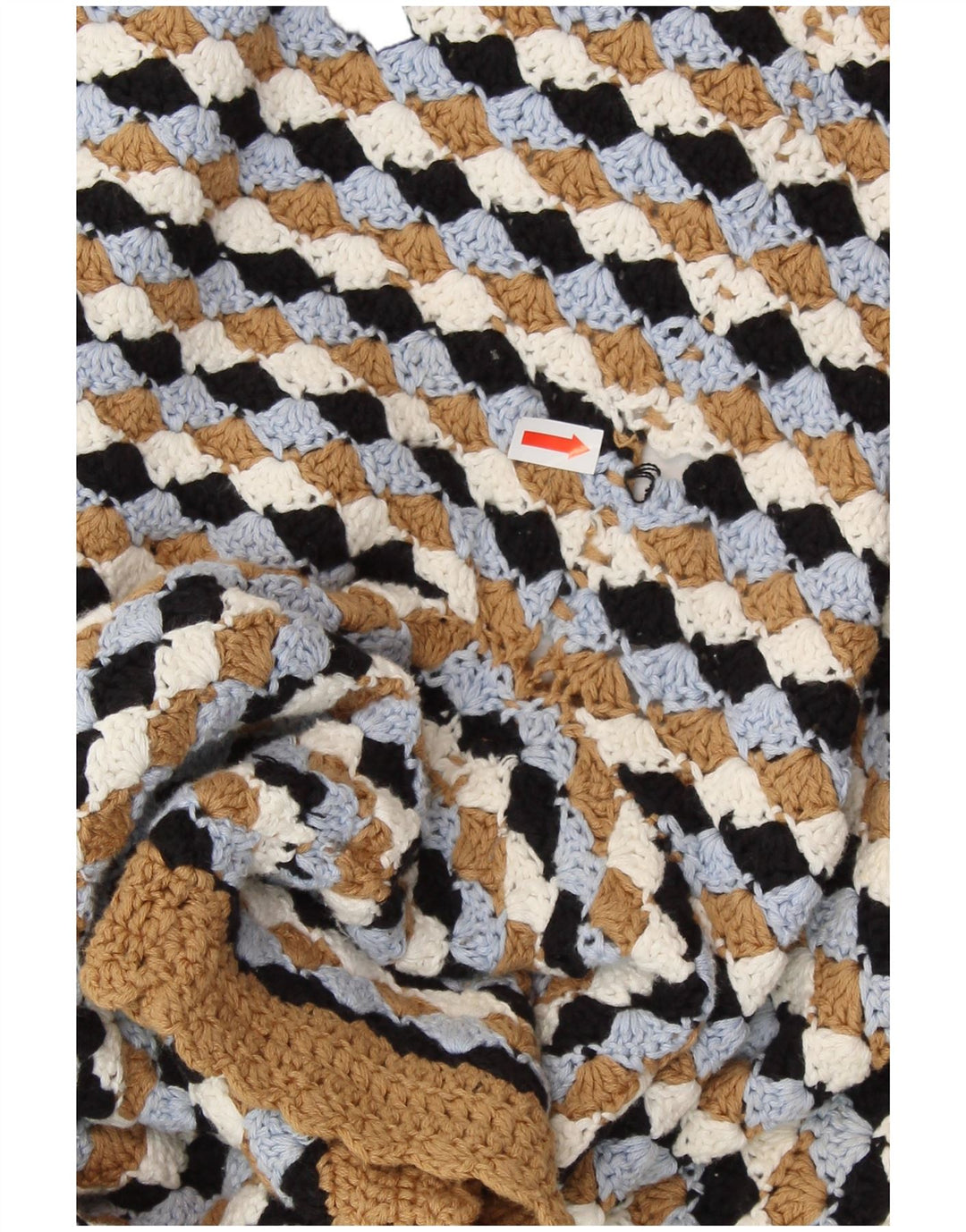 ZARA Womens Crop Boat Neck Jumper Sweater UK 14 Large Multicolor