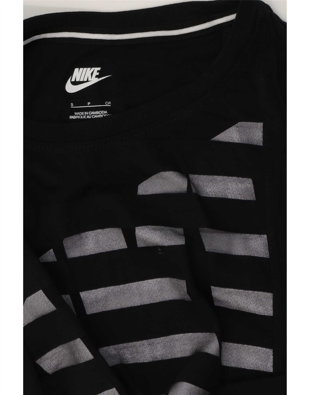 Nike grafisk T-shirt top til mænd, lille sort