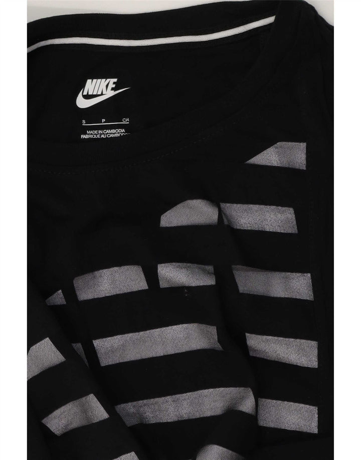 Nike grafisk T-shirt top til mænd, lille sort