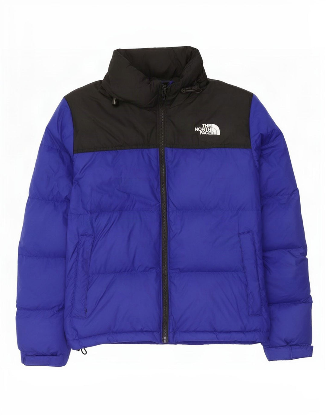 The North Face Dame Oversized Polstret Jakke UK 10 Small Blue Colourblock