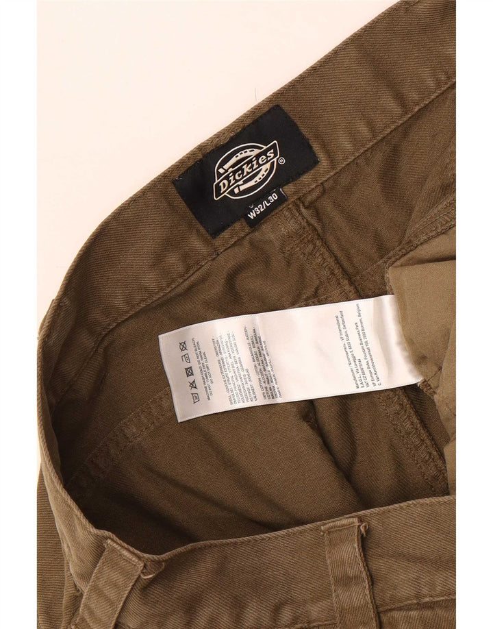 Dickies Straight Cargo bukser til mænd W32 L30 Khaki Bomuld