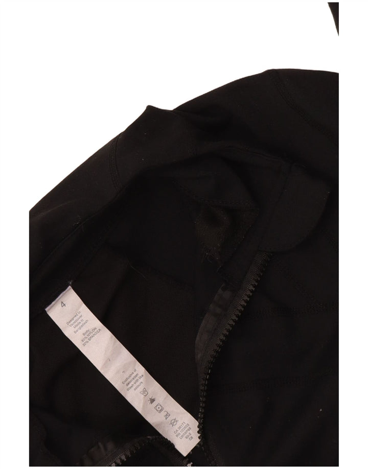 Lululemon Dame træningsdragt Topjakke US 4 Small Black Nylon