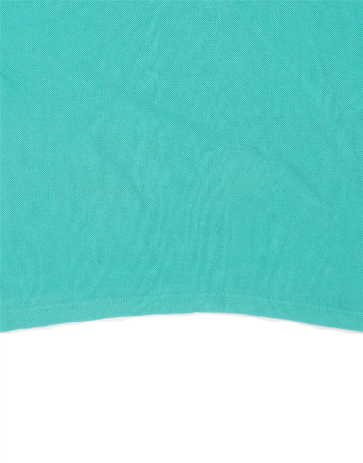 CHAMPION Mens Polo Shirt Medium Blue Cotton | Vintage Champion | Thrift | Second-Hand Champion | Used Clothing | Messina Hembry 