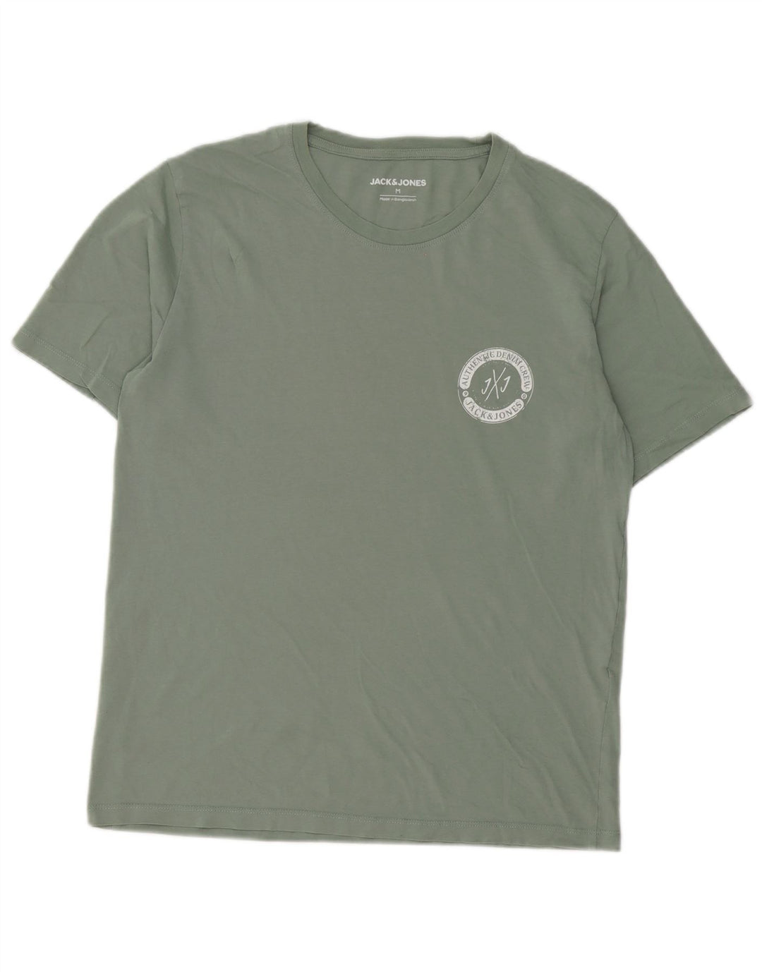 Jack & Jones herre T-shirt top mellemgrøn bomuld