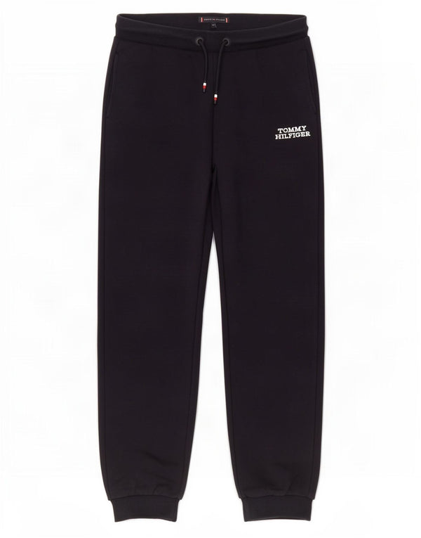 Tommy Hilfiger Drenge Træningsdragt Bukser Joggers 11-12 år Marineblå Bomuld