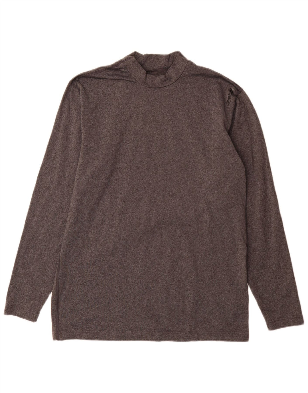 Reebok Herre Top Langærmet Stor Grå Polyester