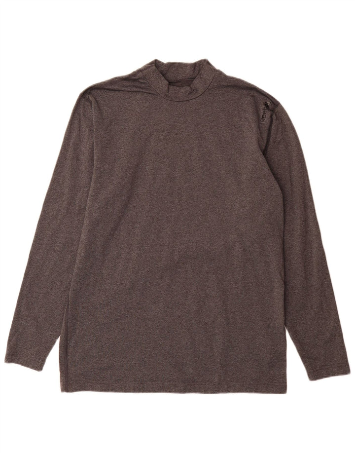 Reebok Herre Top Langærmet Stor Grå Polyester