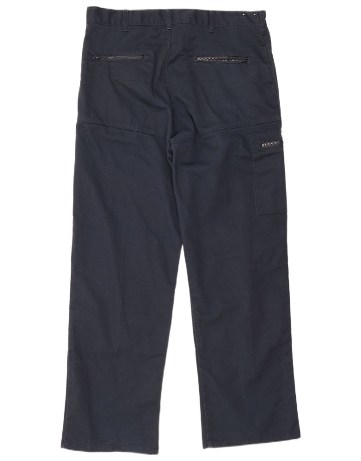 Dickies Straight Cargo bukser til mænd W34 L31 Marineblå polyester