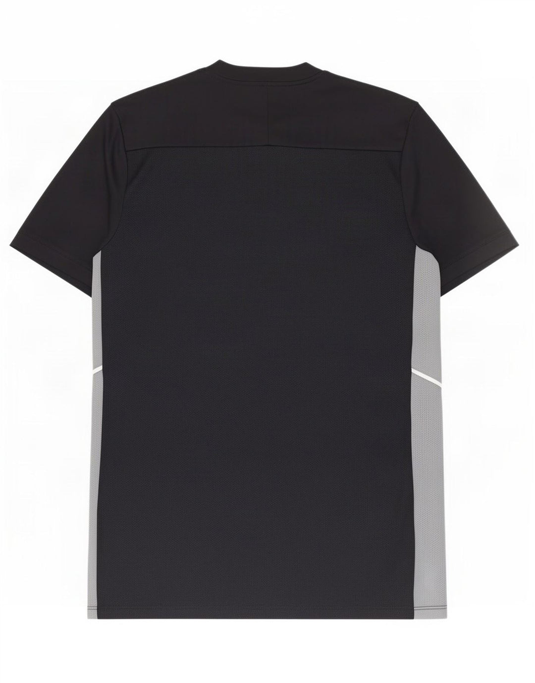 Nike Herre Dri Fit Slim T-Shirt Top Medium Sort Colourblock Polyester