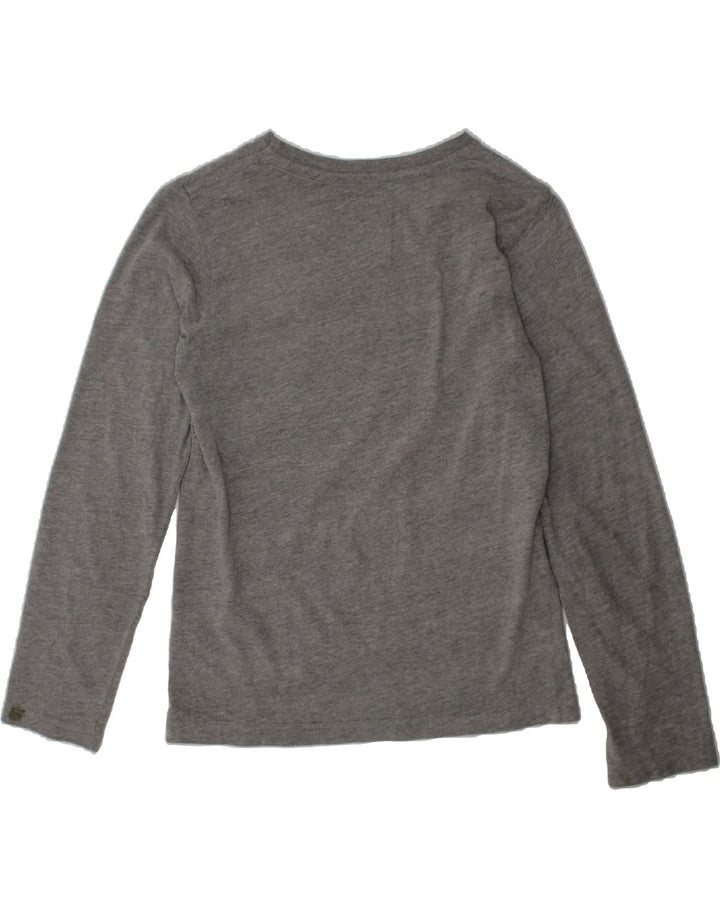 LEVI'S Boys Graphic Top Long Sleeve 9-10 Years Grey Cotton Vintage Levi's and Second-Hand Levi's from Messina Hembry 