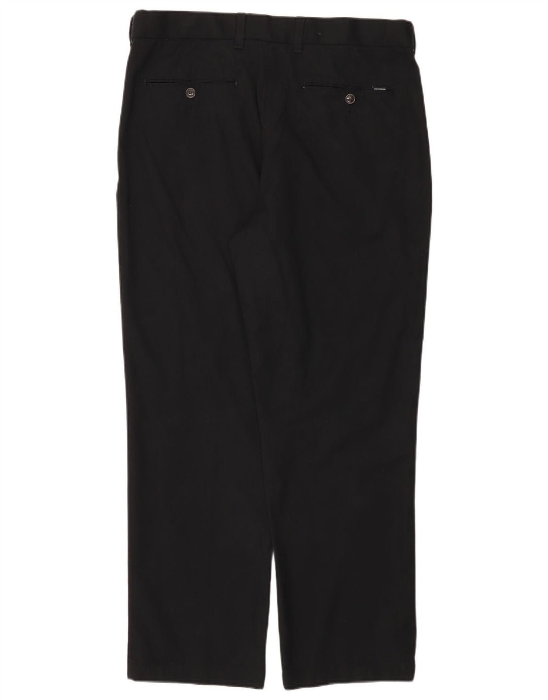 Marks & Spencer Straight Suit bukser til mænd W36 L29 sort bomuld
