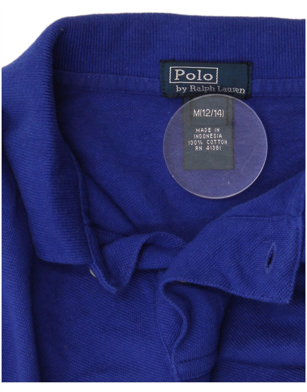Polo Ralph Lauren drenge langærmet polo skjorte 12-13 år Medium Blå