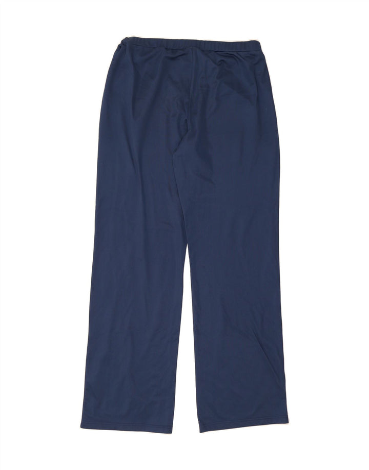 ASICS Mens Tracksuit Trousers 2XL  Navy Blue Polyester Vintage Asics and Second-Hand Asics from Messina Hembry 