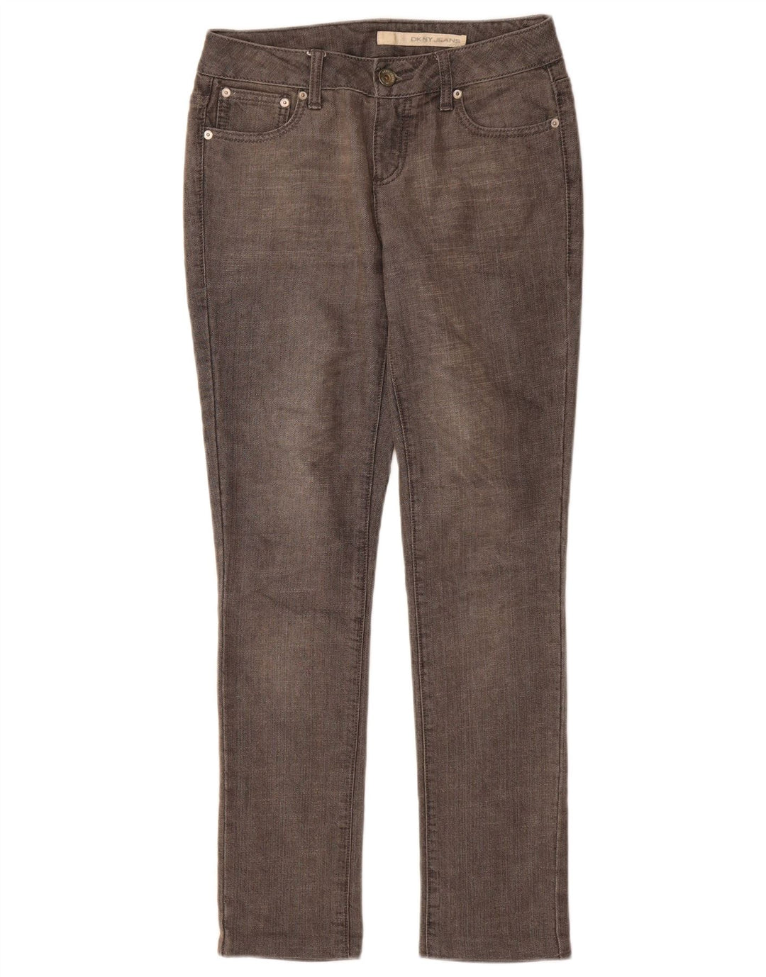 Dkny Dame Slim Jeans US 4 Small W28 L30 Grå Bomuld