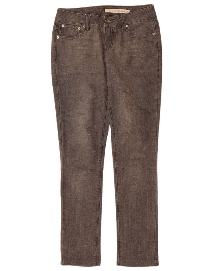 Dkny Dame Slim Jeans US 4 Small W28 L30 Grå Bomuld