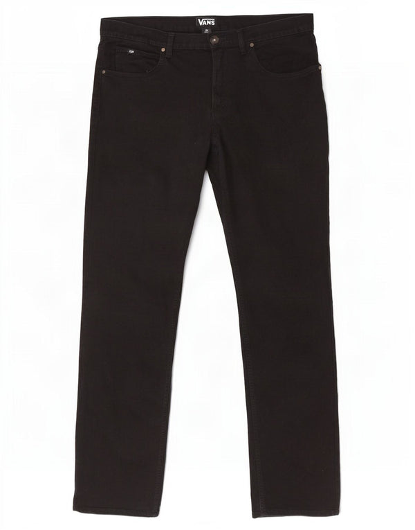 Vans Mens Slim Jeans W34 L32 Black Cotton
