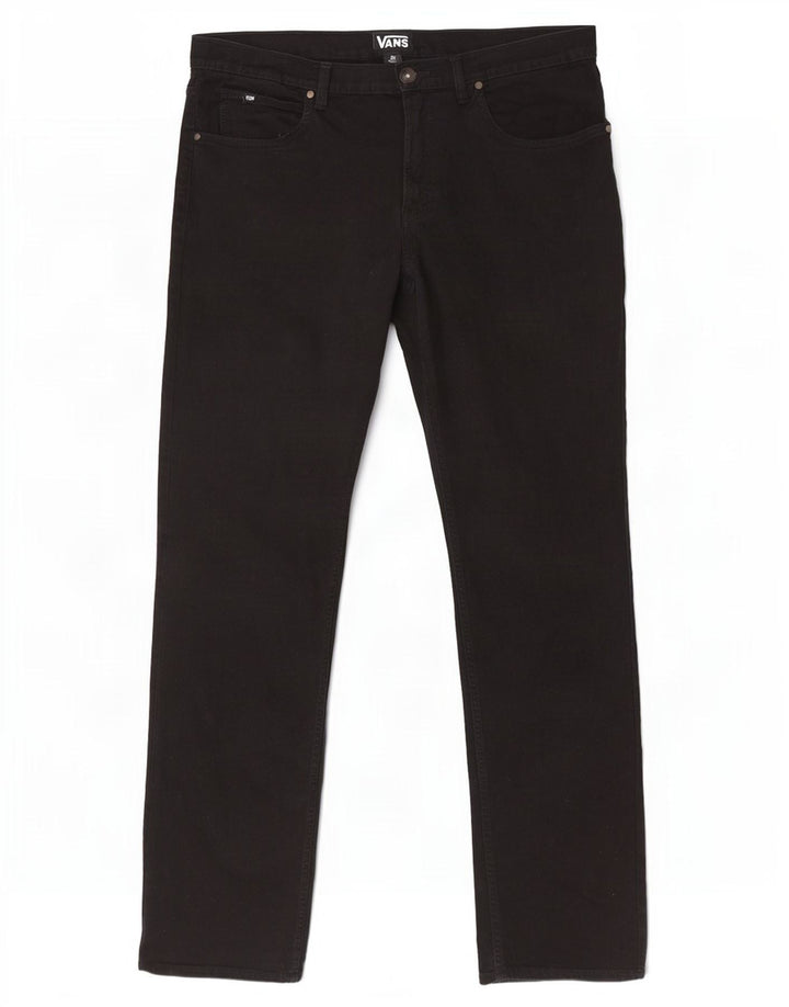 Vans Herre Slim Jeans W34 L32 Sort Bomuld