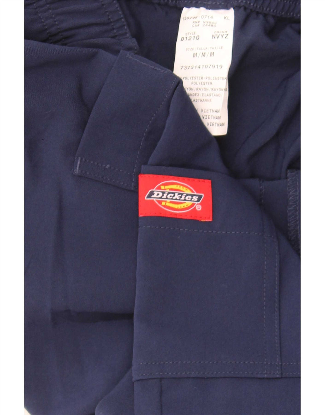 Dickies Herre Straight Cargo Bukser Medium W30 L31 Navy Blue Polyester