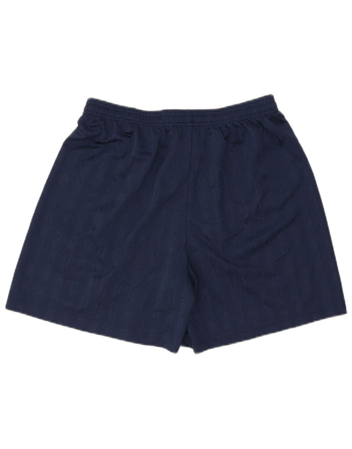 Umbro Herre Sportshorts Stor Marineblå Stribet Polyester