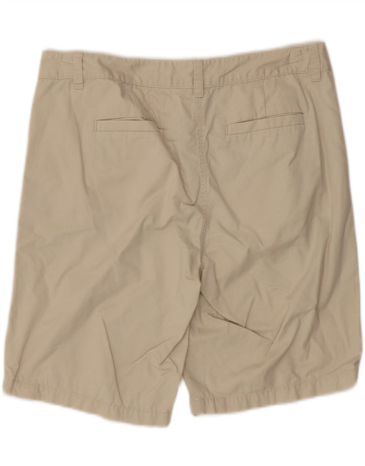 BENETTON Womens Chino Shorts UK 12 Medium W34 Beige Cotton