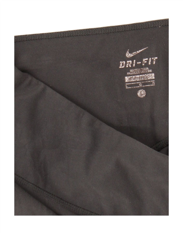 Nike Dame Dri Fit Leggings UK 16 Large Grå