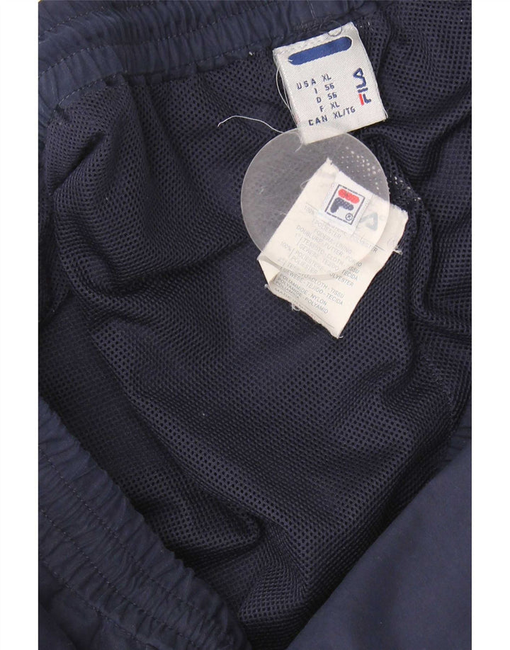 Fila Herre vandtætte bukser XL Marineblå Colourblock Polyester
