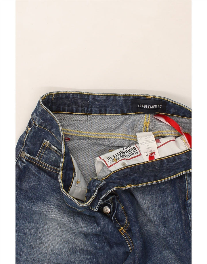 ZU ELEMENTS Mens Slim Jeans W33 L32 Blue Cotton Vintage Zu Elements and Second-Hand Zu Elements from Messina Hembry 