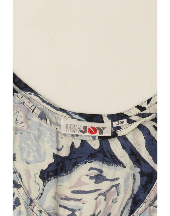 MISS JOY Dame Playsuit EU 38 XS Blue Floral
