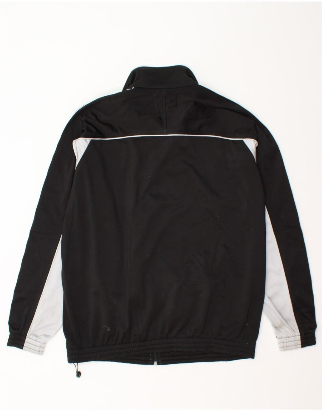 DIADORA Herre grafisk træningsdragt topjakke UK 40 Medium Sort Colourblock