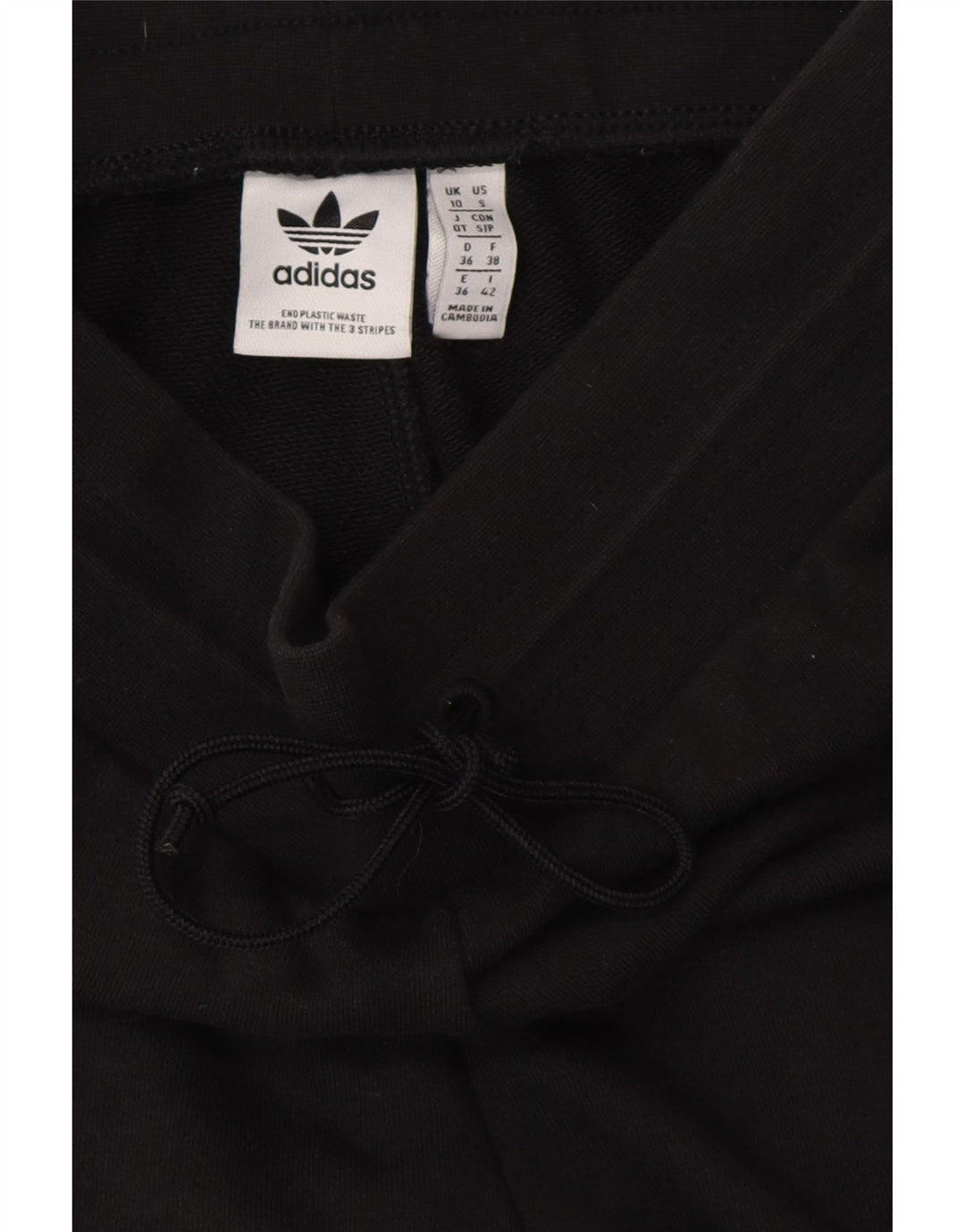 ADIDAS træningsdragt til kvinder Joggers UK 10 Small Black Bomuld