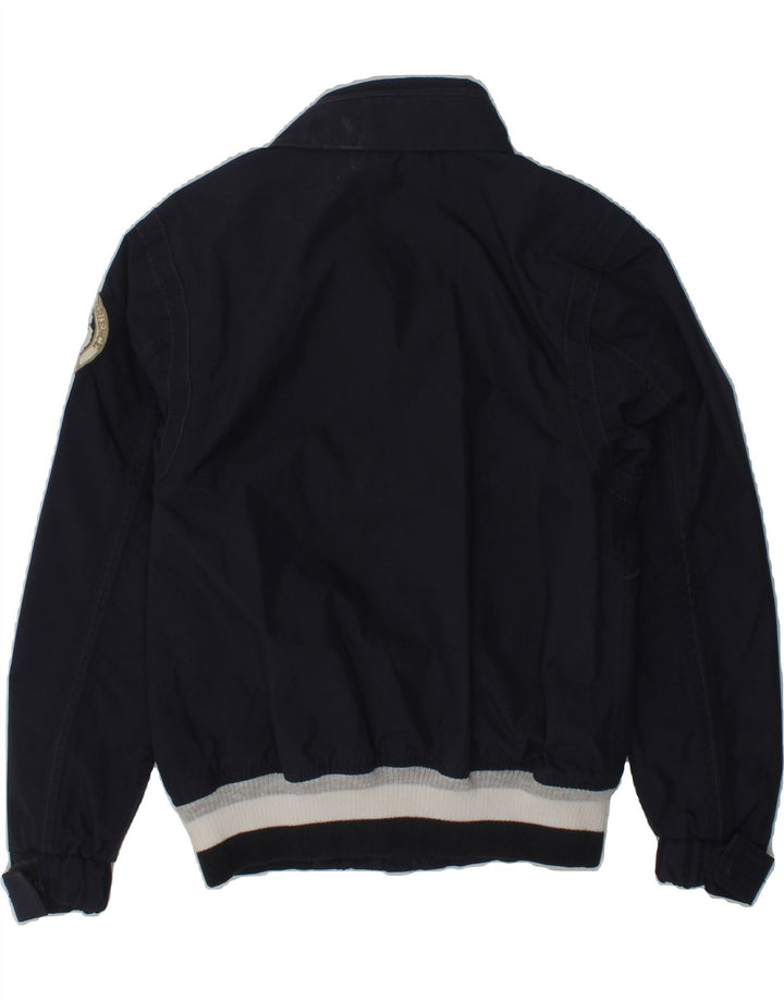 NAPAPIJRI Boys Graphic Bomber Jacket 5-6 Years Navy Blue Polyamide | Vintage Napapijri | Thrift | Second-Hand Napapijri | Used Clothing | Messina Hembry 