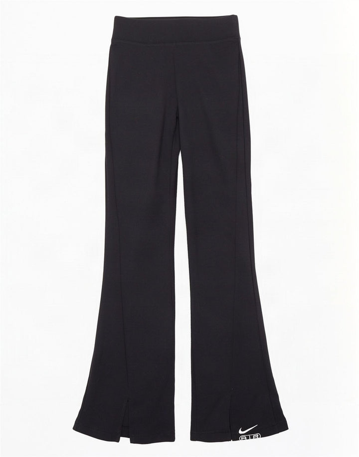 Nike Dame Flare træningsdragt Bukser UK 10 Small Black