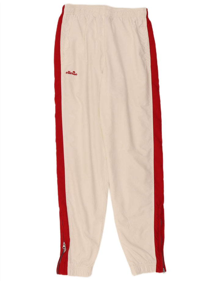 Ellesse Womens træningsdragt Bukser Joggers UK 12 Medium White Colourblock