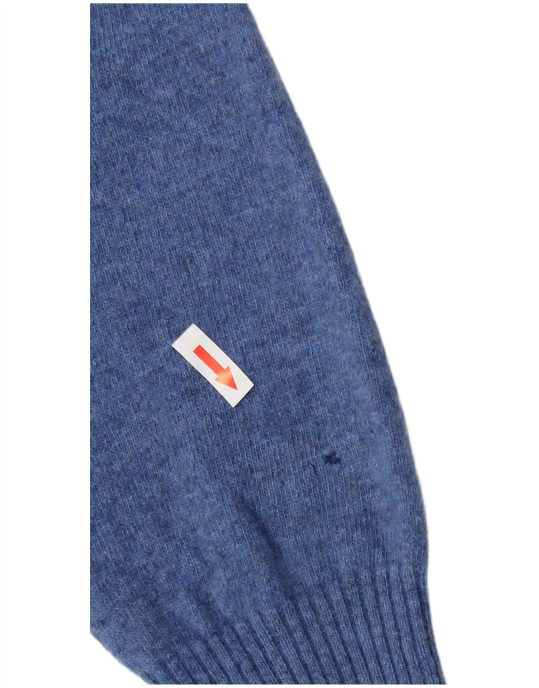 Zara Herre sweater med rund hals, stor blå