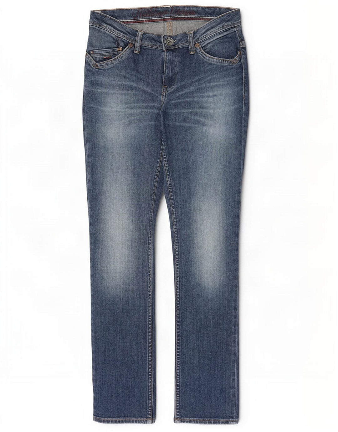 Tommy Hilfiger Dame Slim Jeans W29 L32 Blå Bomuld