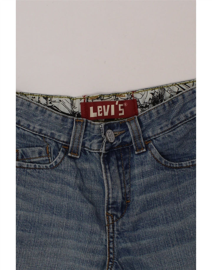 LEVI'S Boys Denim Shorts 7-8 Years W24  Blue Cotton Vintage Levi's and Second-Hand Levi's from Messina Hembry 