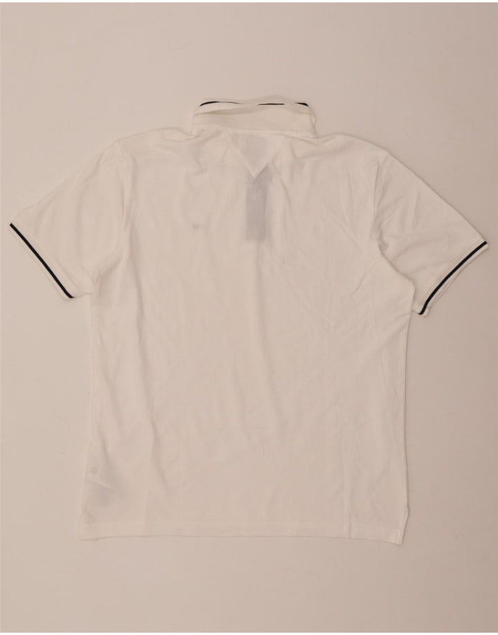 Tommy Hilfiger Herre poloshirt Stor hvid bomuld