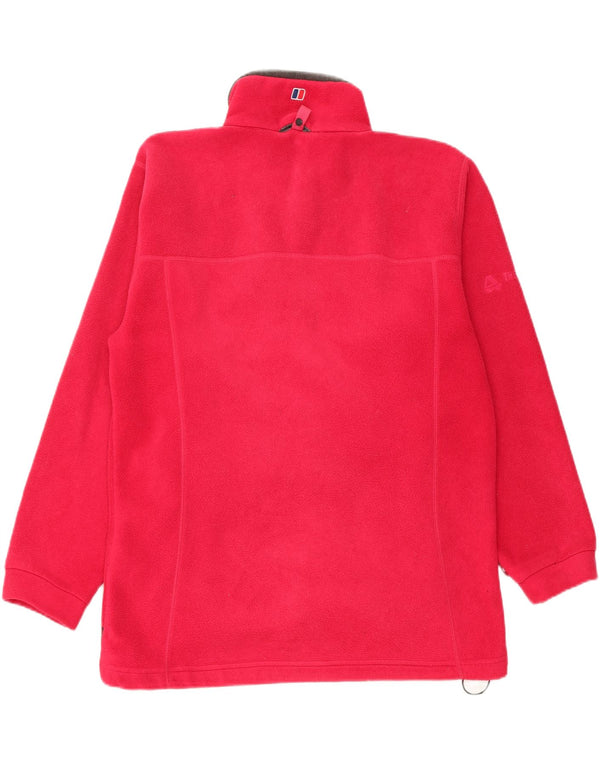 BERGHAUS Dame Polartec Oversized Fleecejakke UK 14 Large Pink