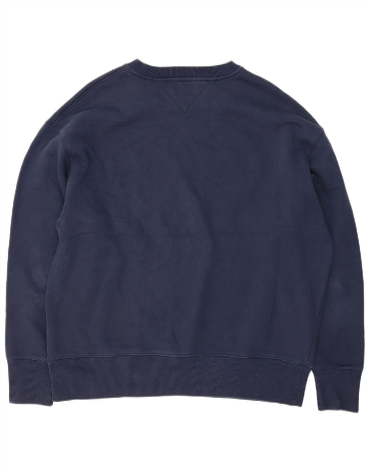 TOMMY HILFIGER Sweatshirt til mænd 2XL Marineblå Bomuld