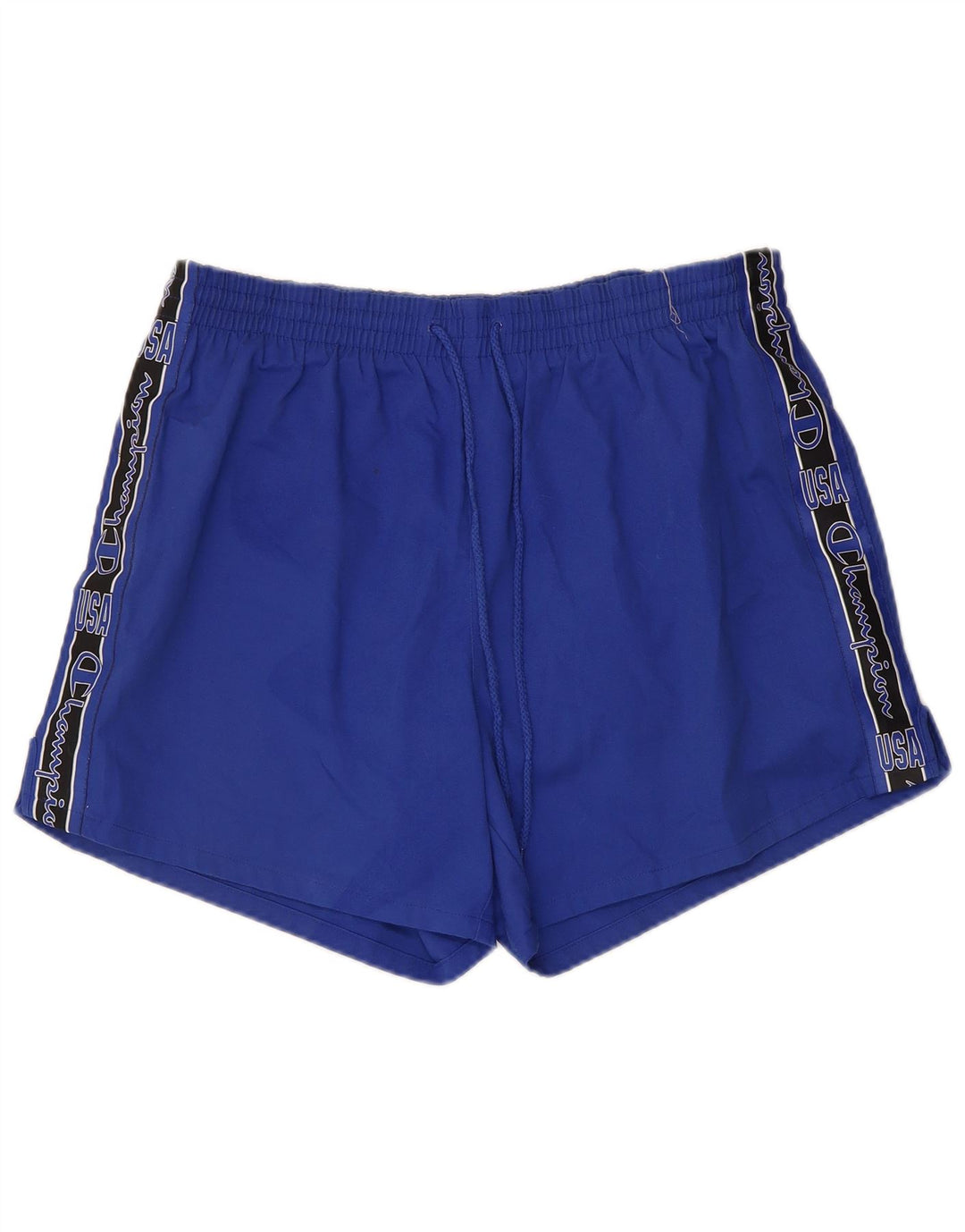 CHAMPION Herre grafiske sportsshorts store blå polyester