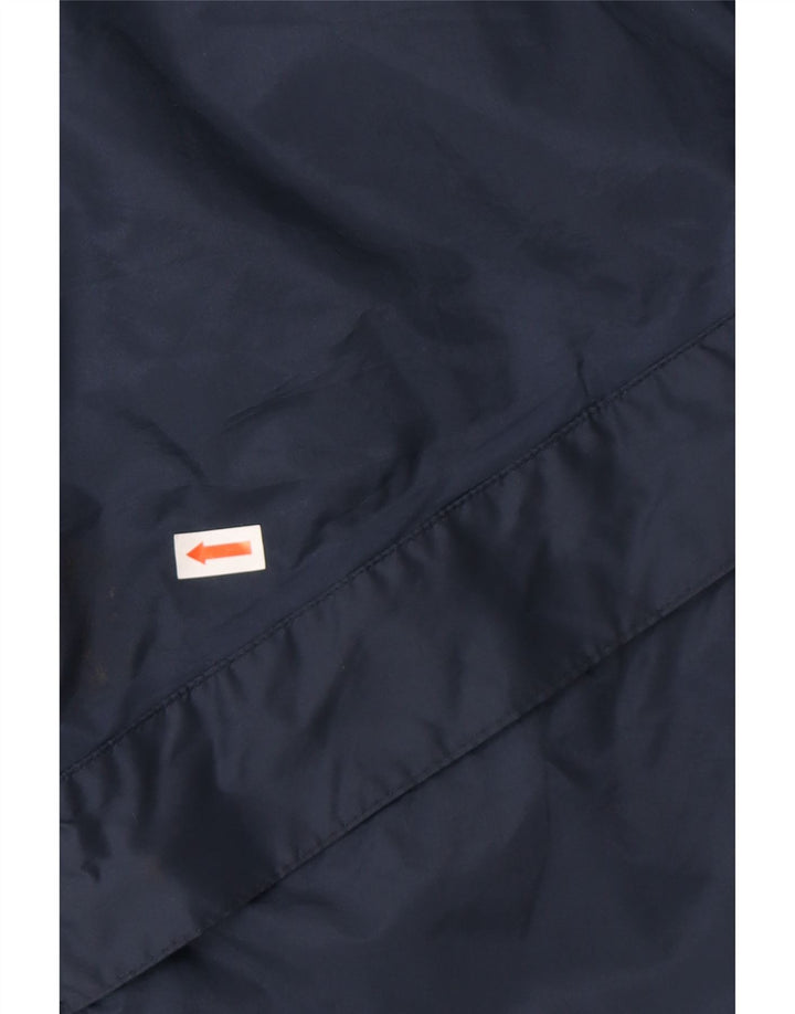 BAYSIDE Mens Windbreaker Jacket UK 38 Medium Navy Blue Colourblock Vintage Bayside and Second-Hand Bayside from Messina Hembry 
