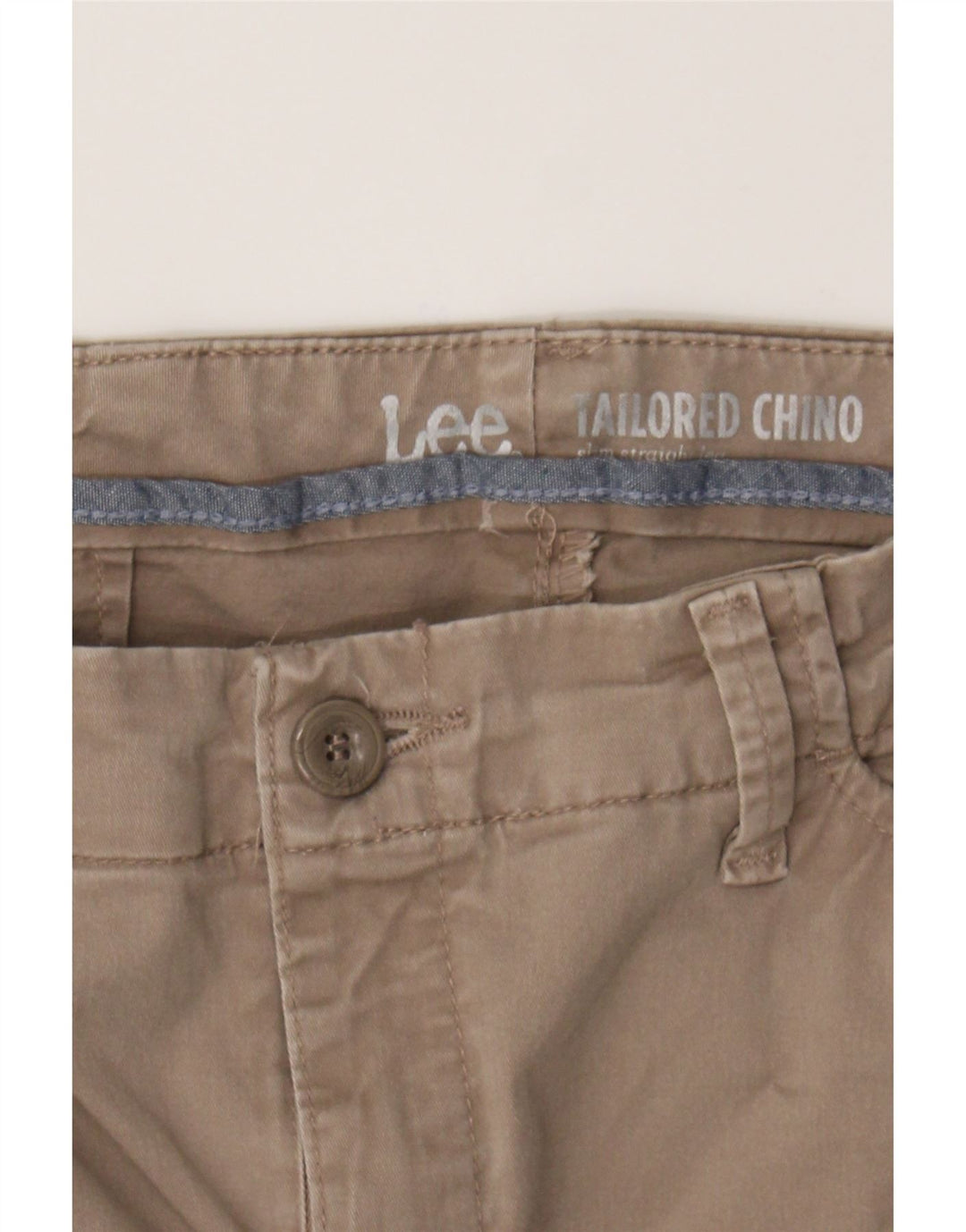 LEE Womens Slim Chino Trousers US 6 Medium W30 L29 Beige Cotton Vintage Lee and Second-Hand Lee from Messina Hembry 