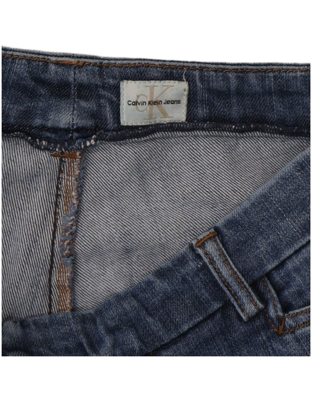 Calvin Klein Jeans Dame Bootcut Jeans W30 L29 Blå Klassisk
