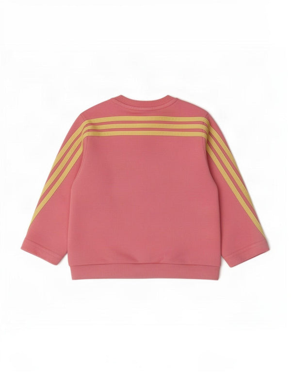 Adidas Baby Girls Disney Graphic Sweatshirt Jumper 9-12 Måneder Pink Bomuld