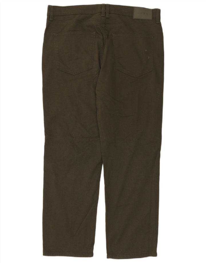 Marks & Spencer Straight Jeans til mænd W36 L29 Khaki Bomuld