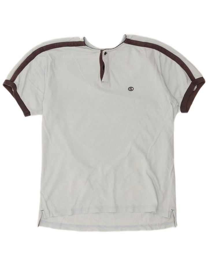 Champion Herre T-Shirt Top Stor Blå Colourblock