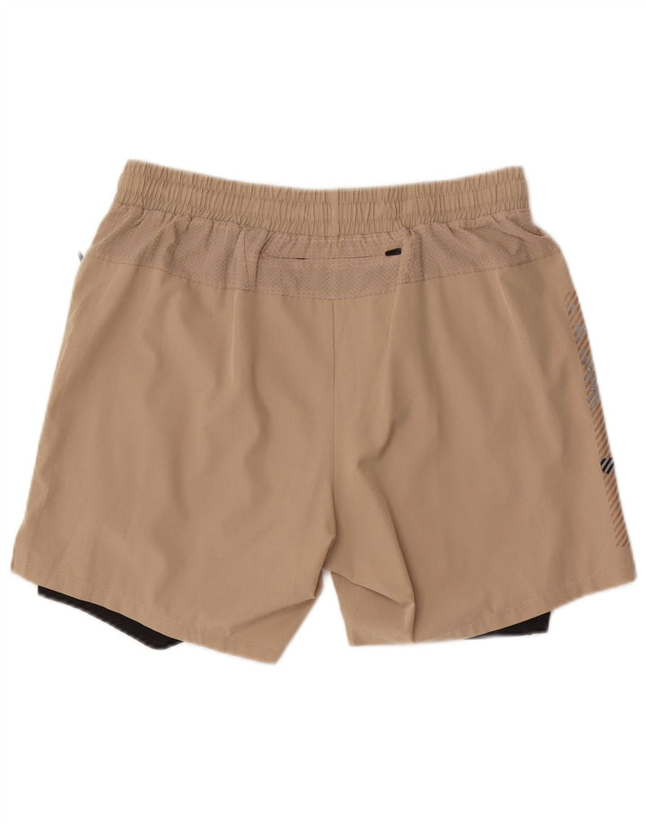 Superdry Sportshorts til mænd Medium Beige Colourblock Polyester